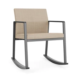 Foundry Rocking Guest Chair In Premium Upholstery