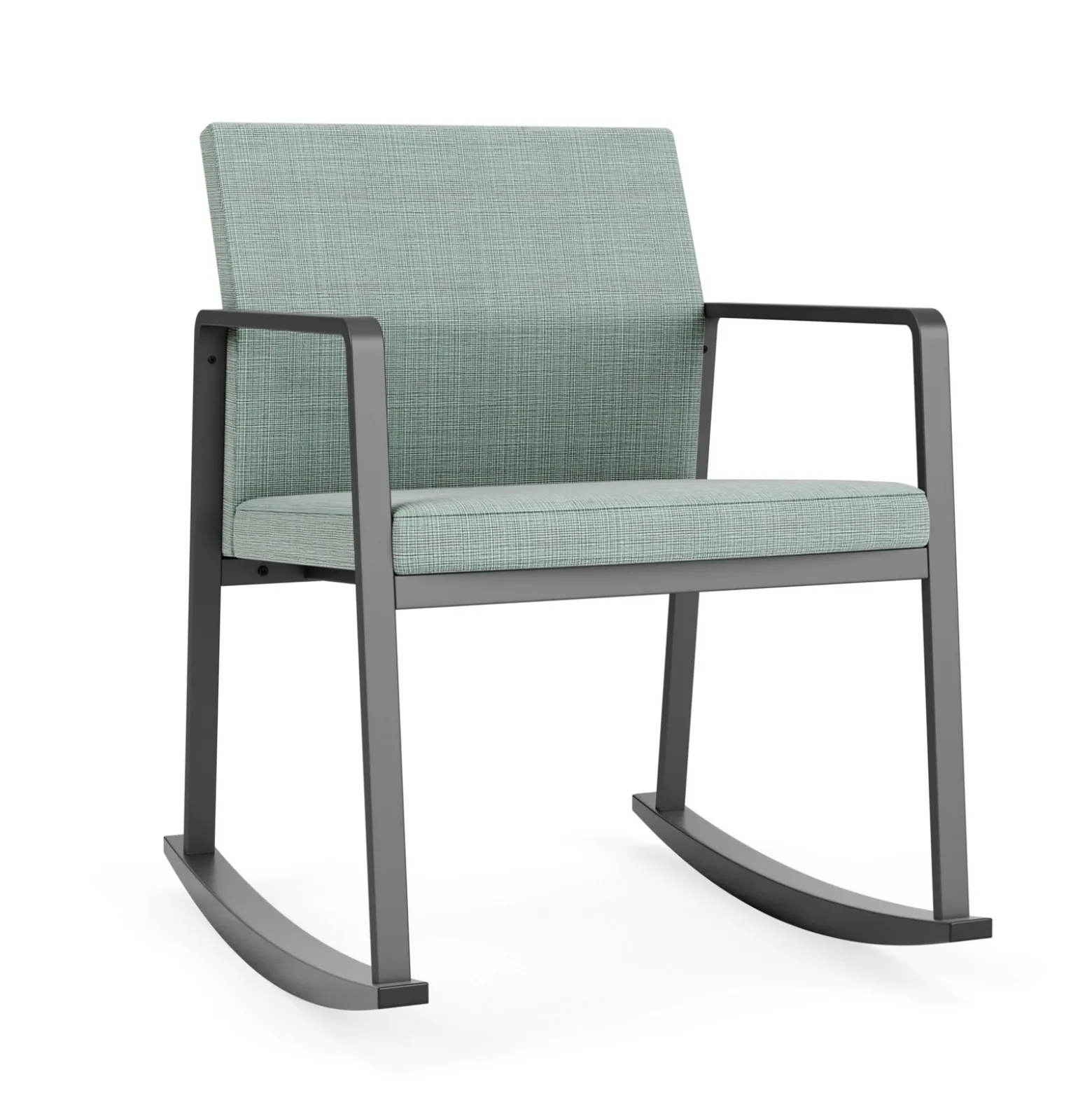 Foundry Rocking Guest Chair In Premium Upholstery