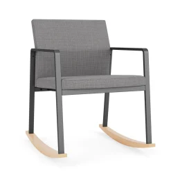 Foundry Rocking Guest Chair In Premium Upholstery