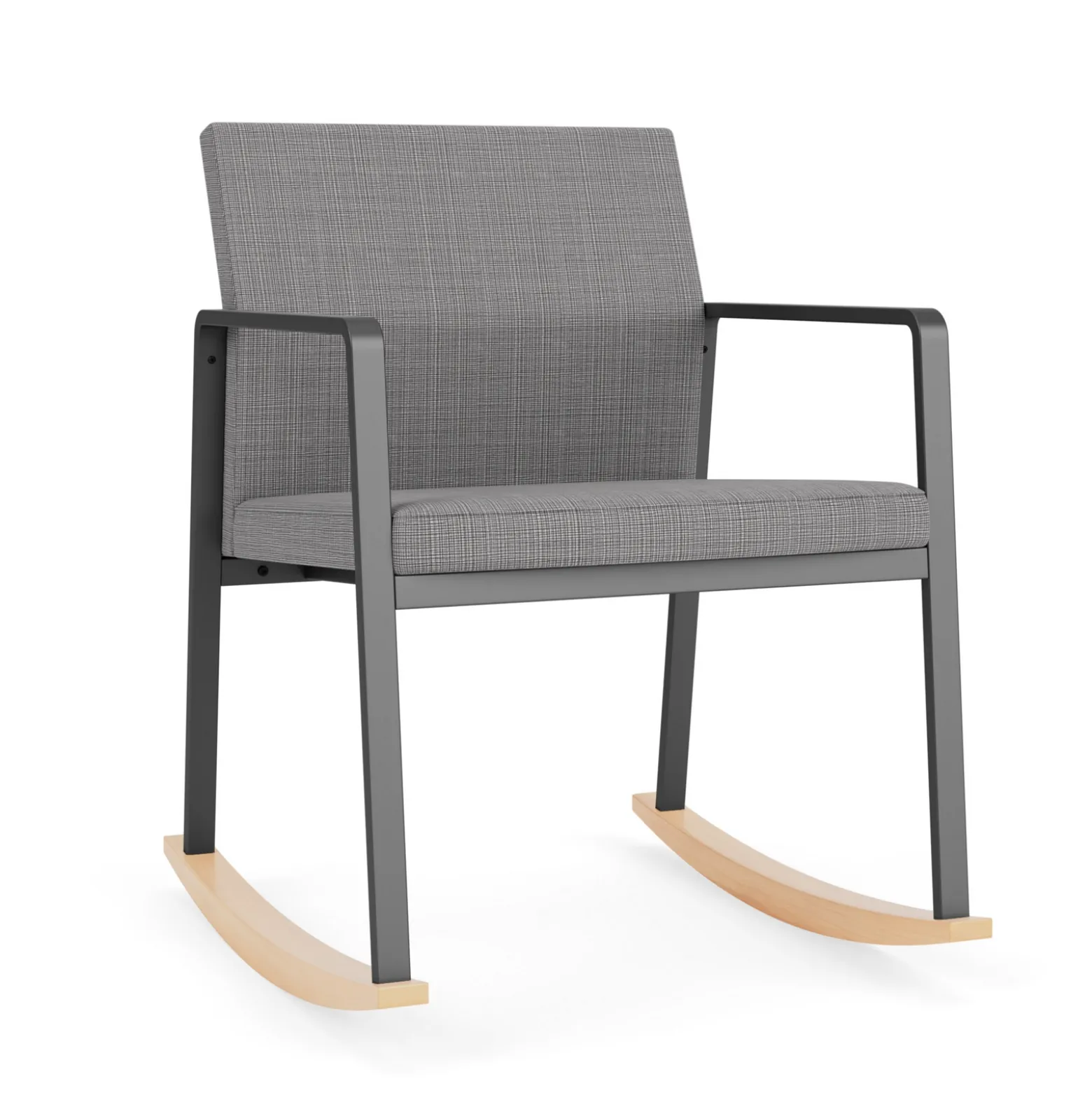 Foundry Rocking Guest Chair In Premium Upholstery