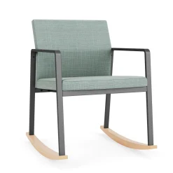Foundry Rocking Guest Chair In Premium Upholstery