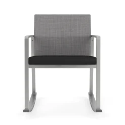 Foundry Rocking Guest Chair In Premium Upholstery