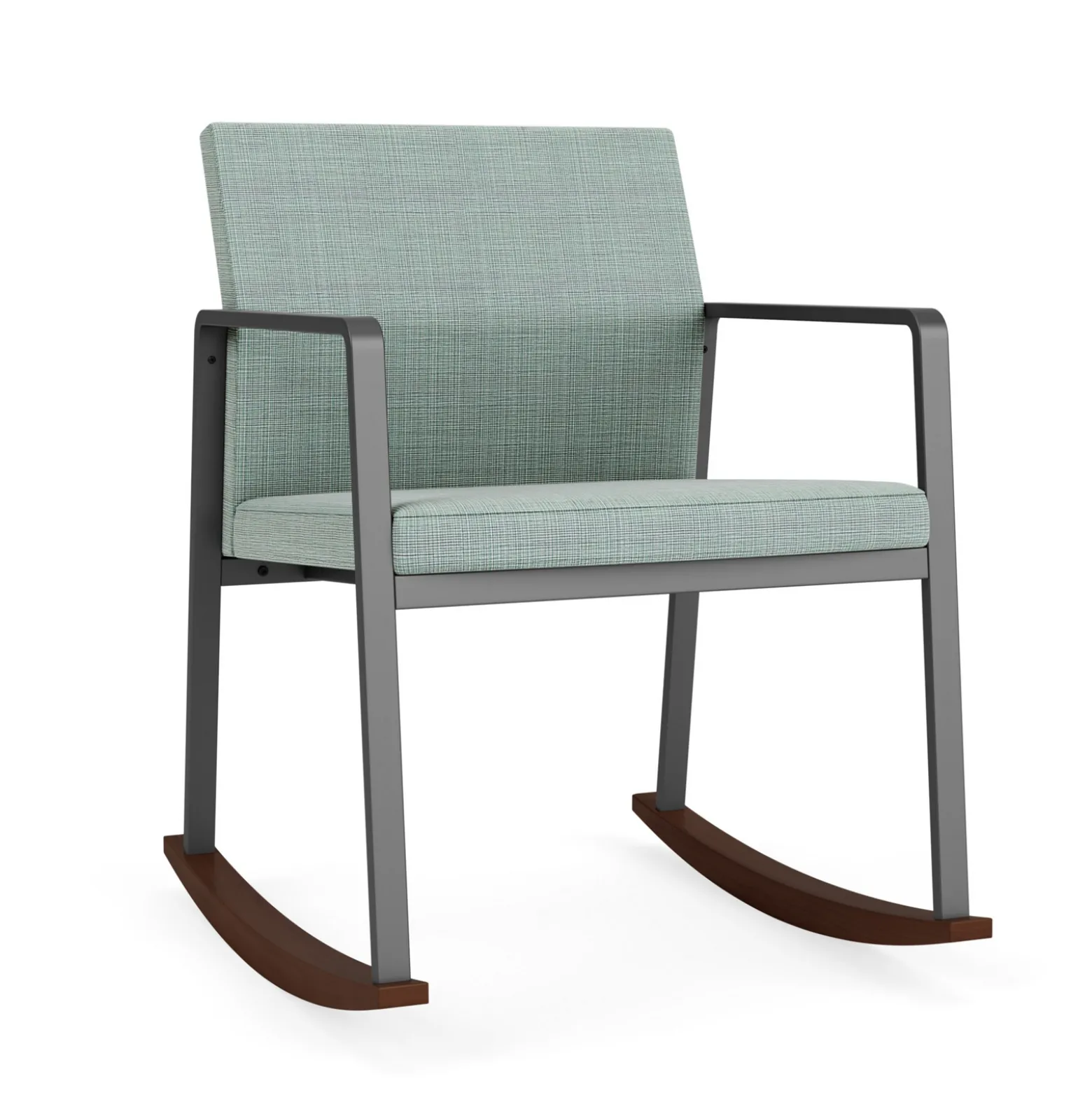 Foundry Rocking Guest Chair In Premium Upholstery
