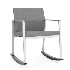 Foundry Rocking Guest Chair In Premium Upholstery