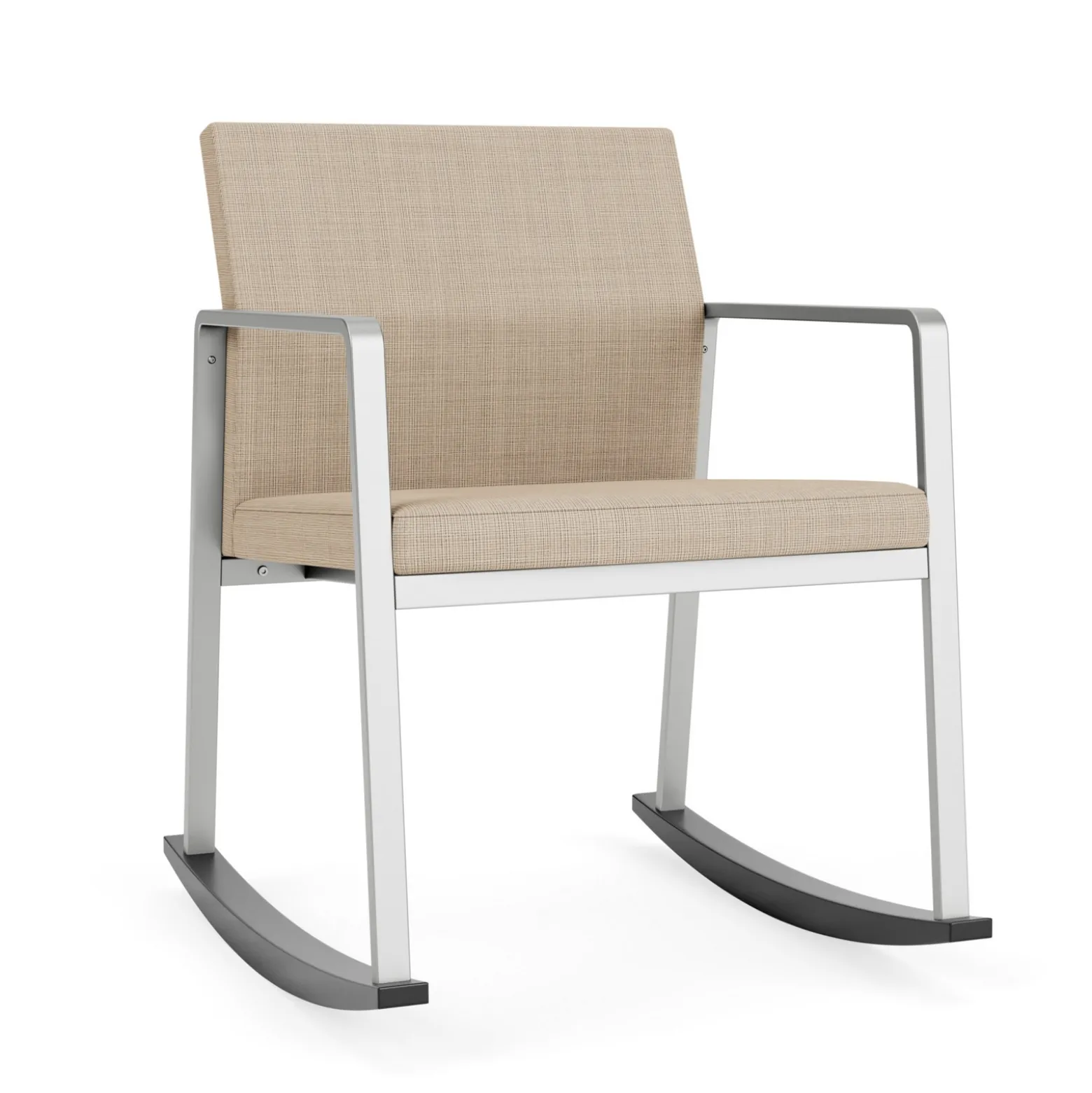 Foundry Rocking Guest Chair In Premium Upholstery