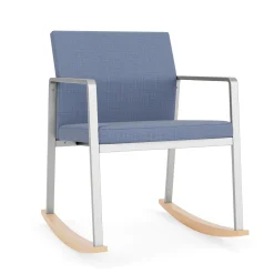 Foundry Rocking Guest Chair In Premium Upholstery