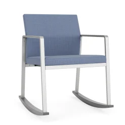 Foundry Rocking Guest Chair In Premium Upholstery
