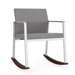 Foundry Rocking Guest Chair In Premium Upholstery