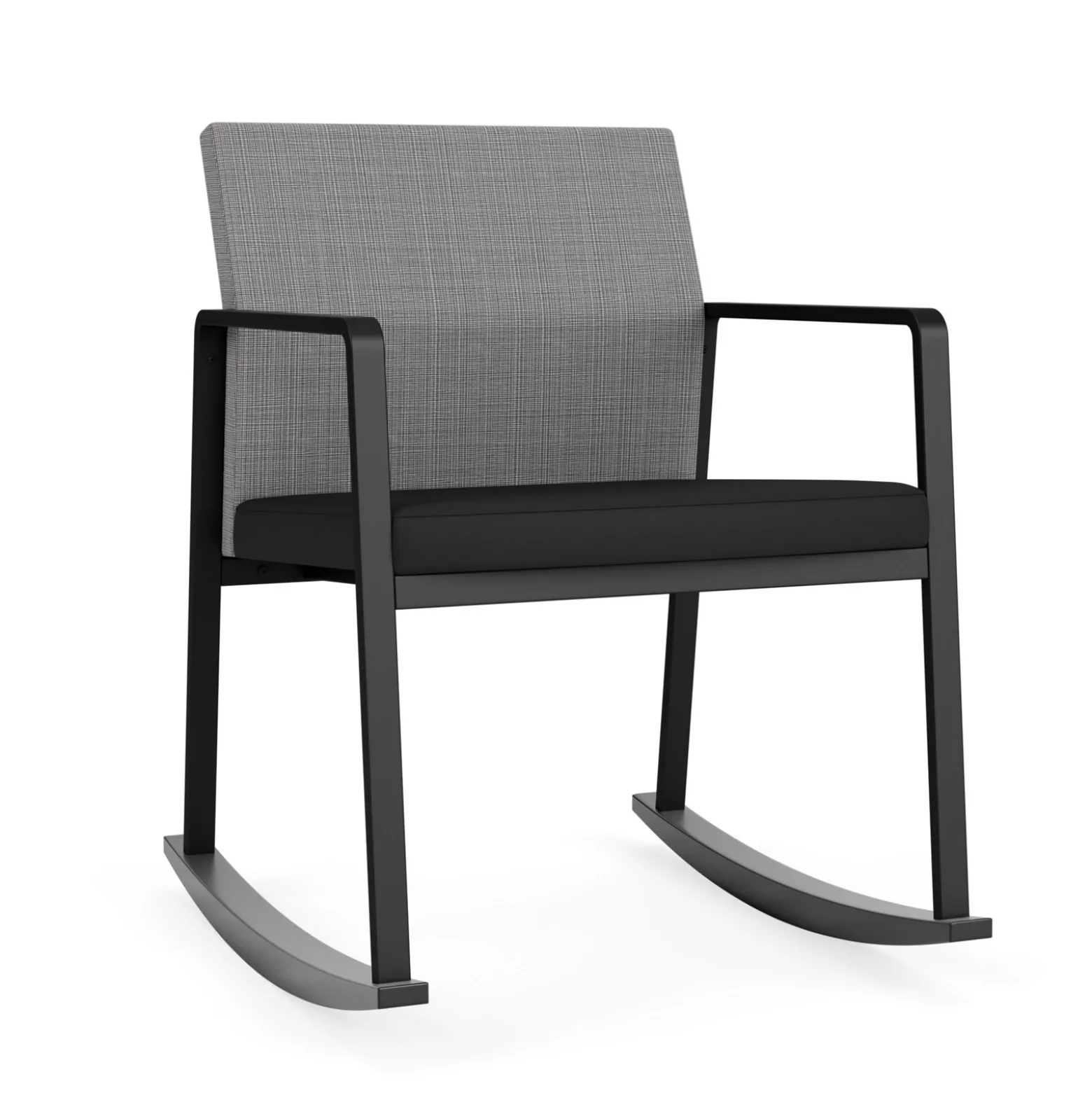 Foundry Rocking Guest Chair In Premium Upholstery