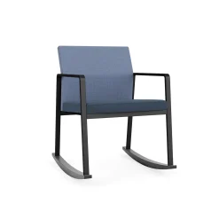 Foundry Rocking Guest Chair In Premium Upholstery