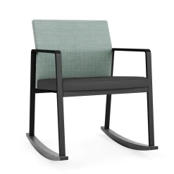Foundry Rocking Guest Chair In Premium Upholstery