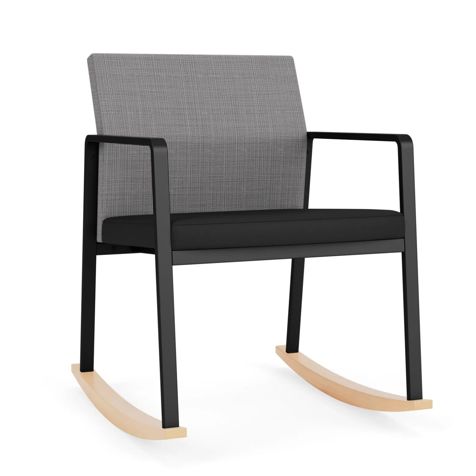 Foundry Rocking Guest Chair In Premium Upholstery