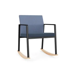 Foundry Rocking Guest Chair In Premium Upholstery
