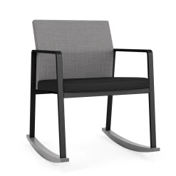 Foundry Rocking Guest Chair In Premium Upholstery
