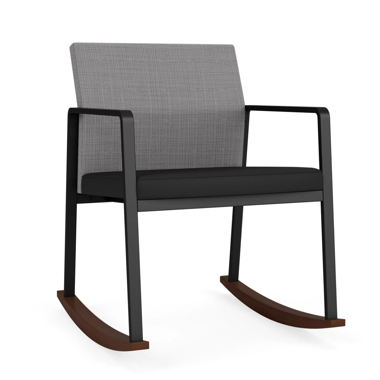 Foundry Rocking Guest Chair In Premium Upholstery