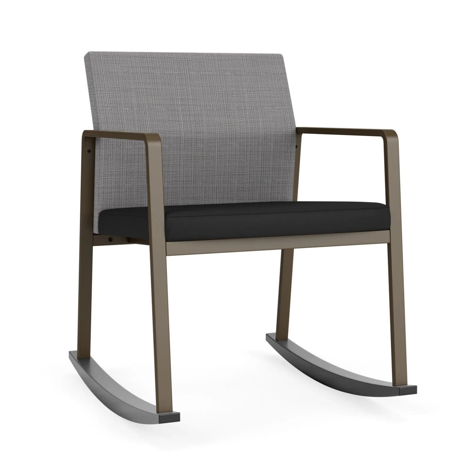 Foundry Rocking Guest Chair In Premium Upholstery