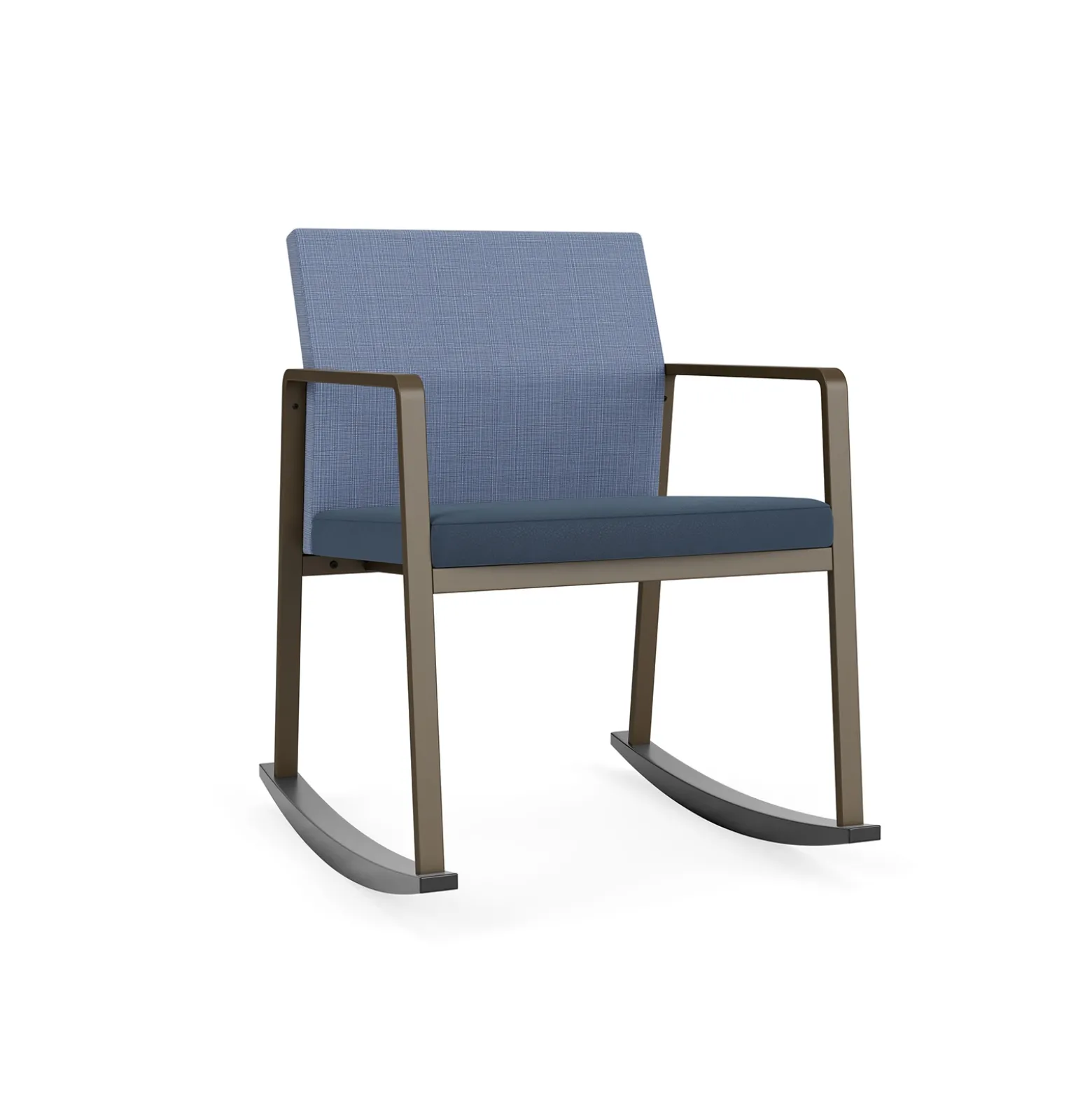 Foundry Rocking Guest Chair In Premium Upholstery