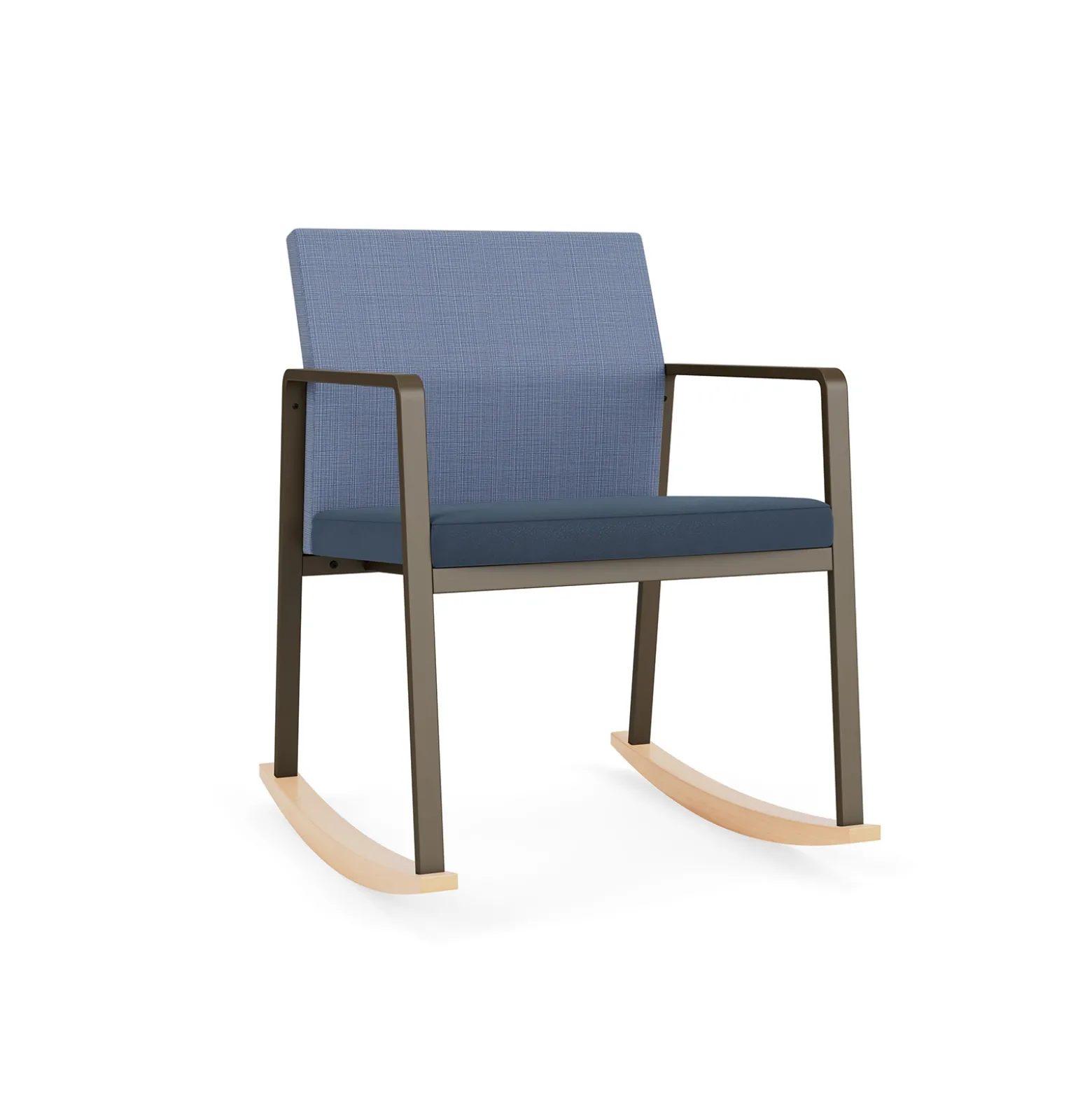 Foundry Rocking Guest Chair In Premium Upholstery
