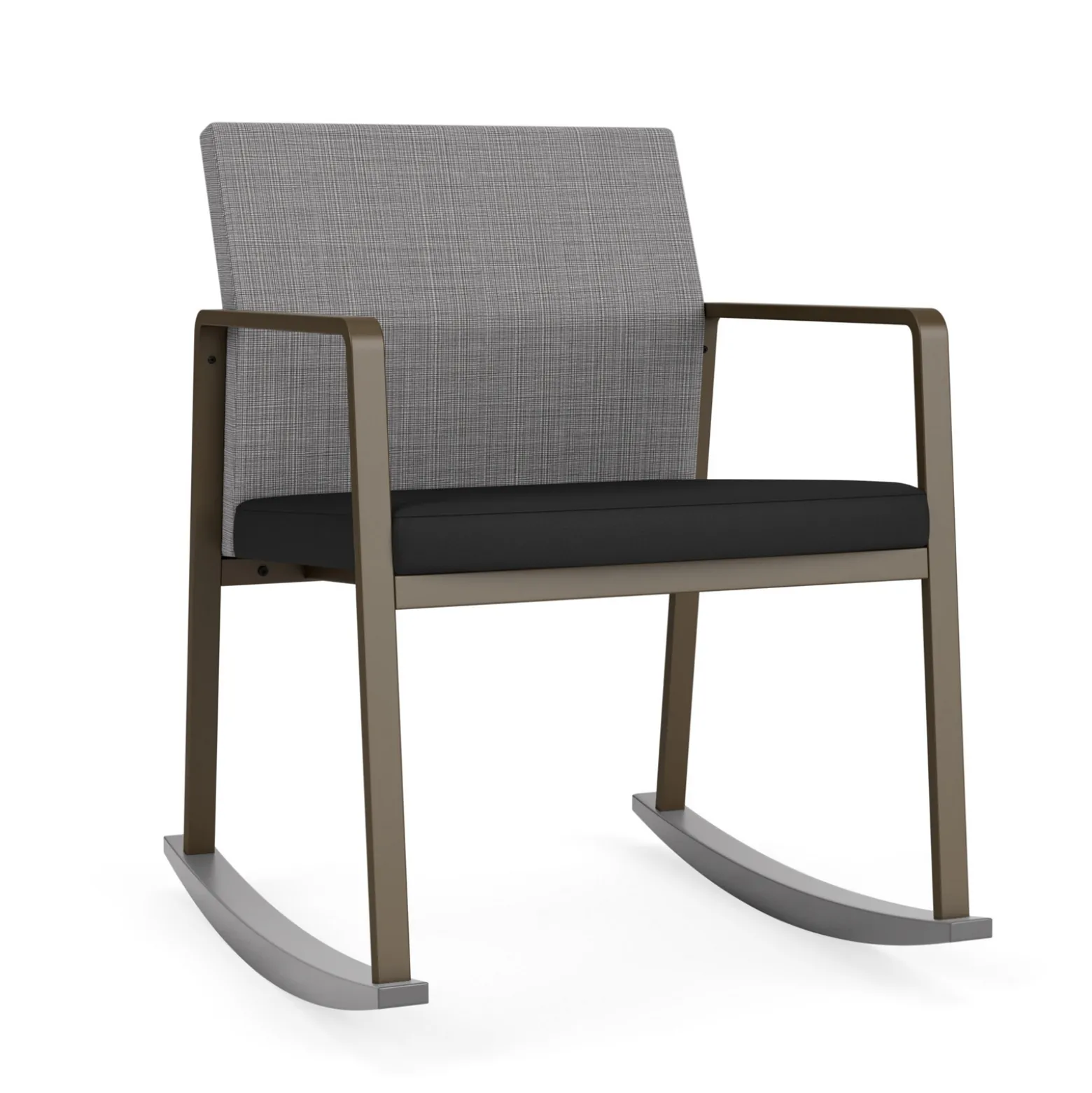 Foundry Rocking Guest Chair In Premium Upholstery