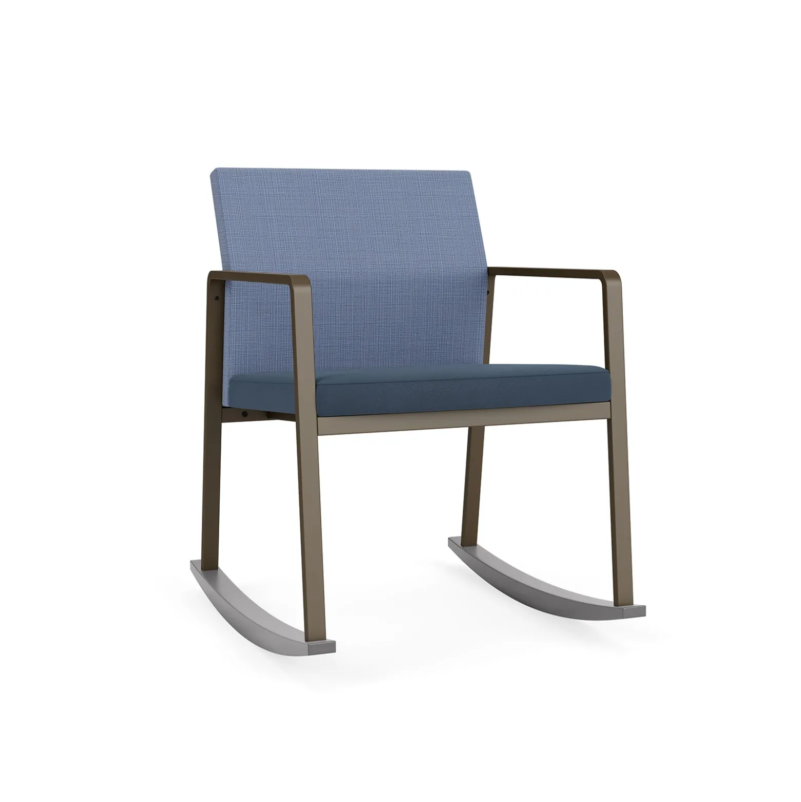 Foundry Rocking Guest Chair In Premium Upholstery