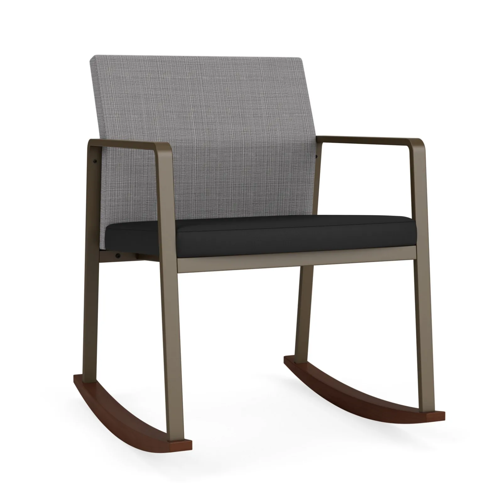 Foundry Rocking Guest Chair In Premium Upholstery