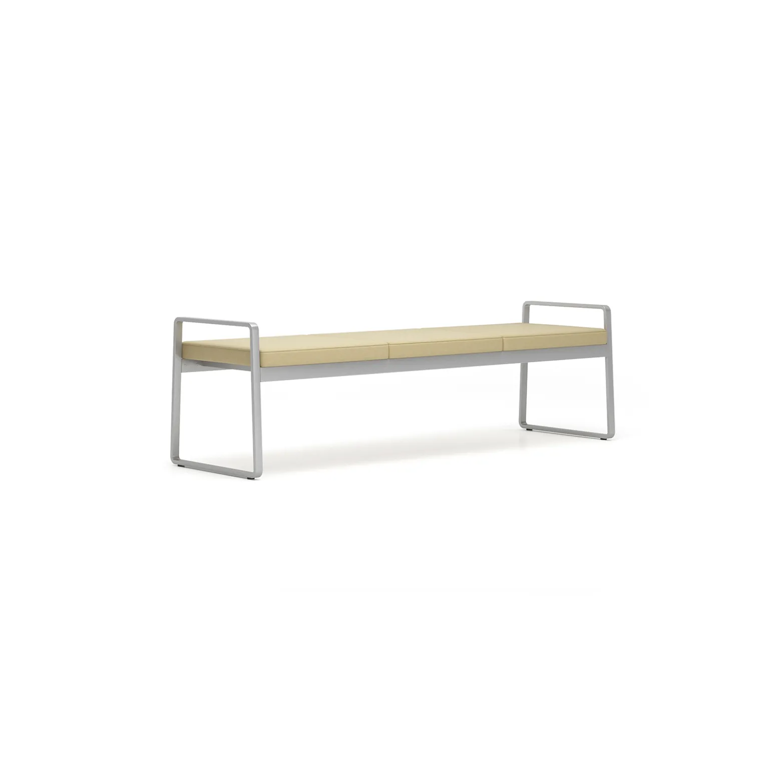 Foundry Three Seat Bench In Premium Upholstery