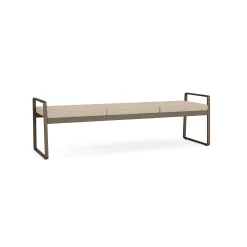 Foundry Three Seat Bench In Premium Upholstery