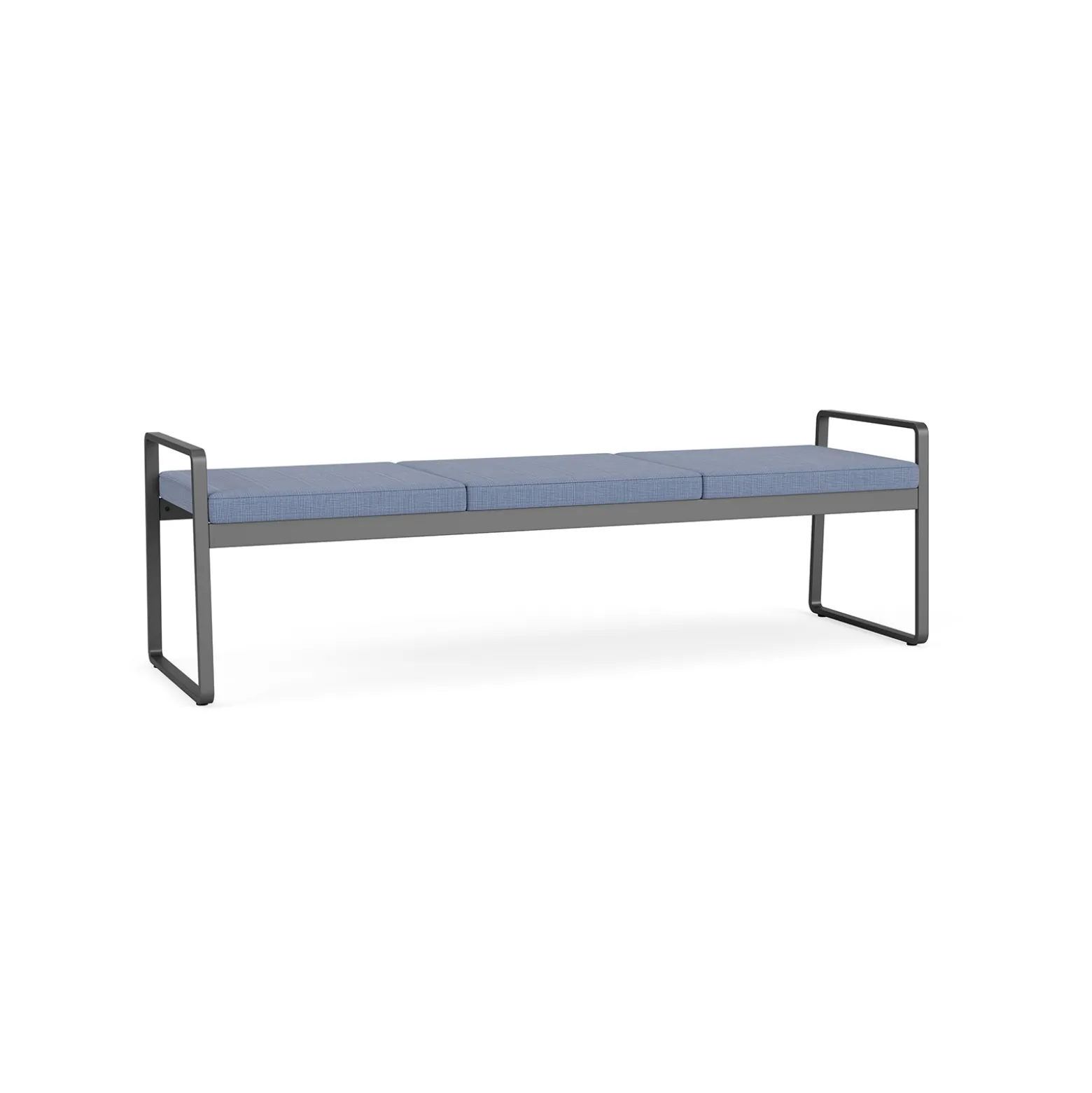 Foundry Three Seat Bench In Premium Upholstery