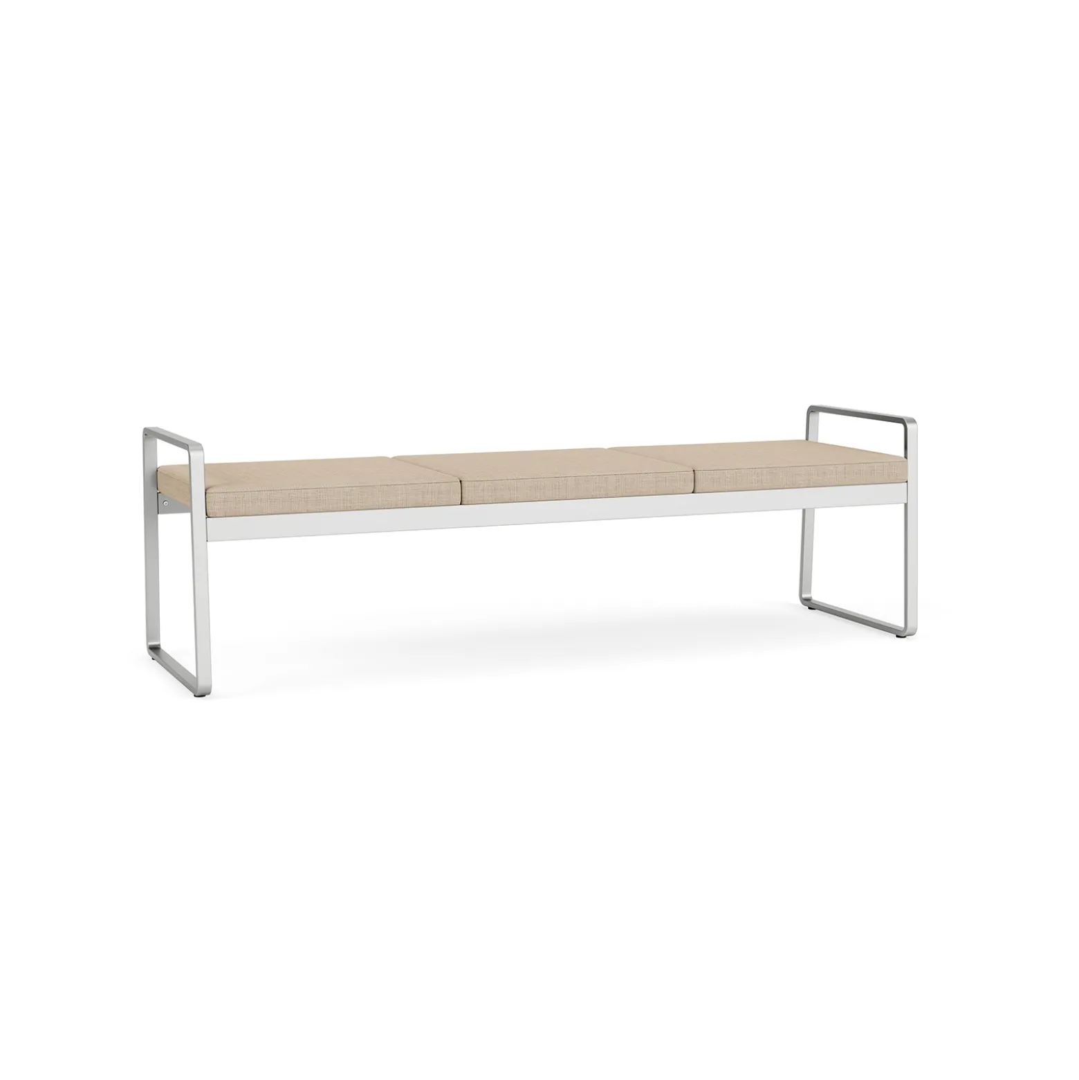 Foundry Three Seat Bench In Premium Upholstery