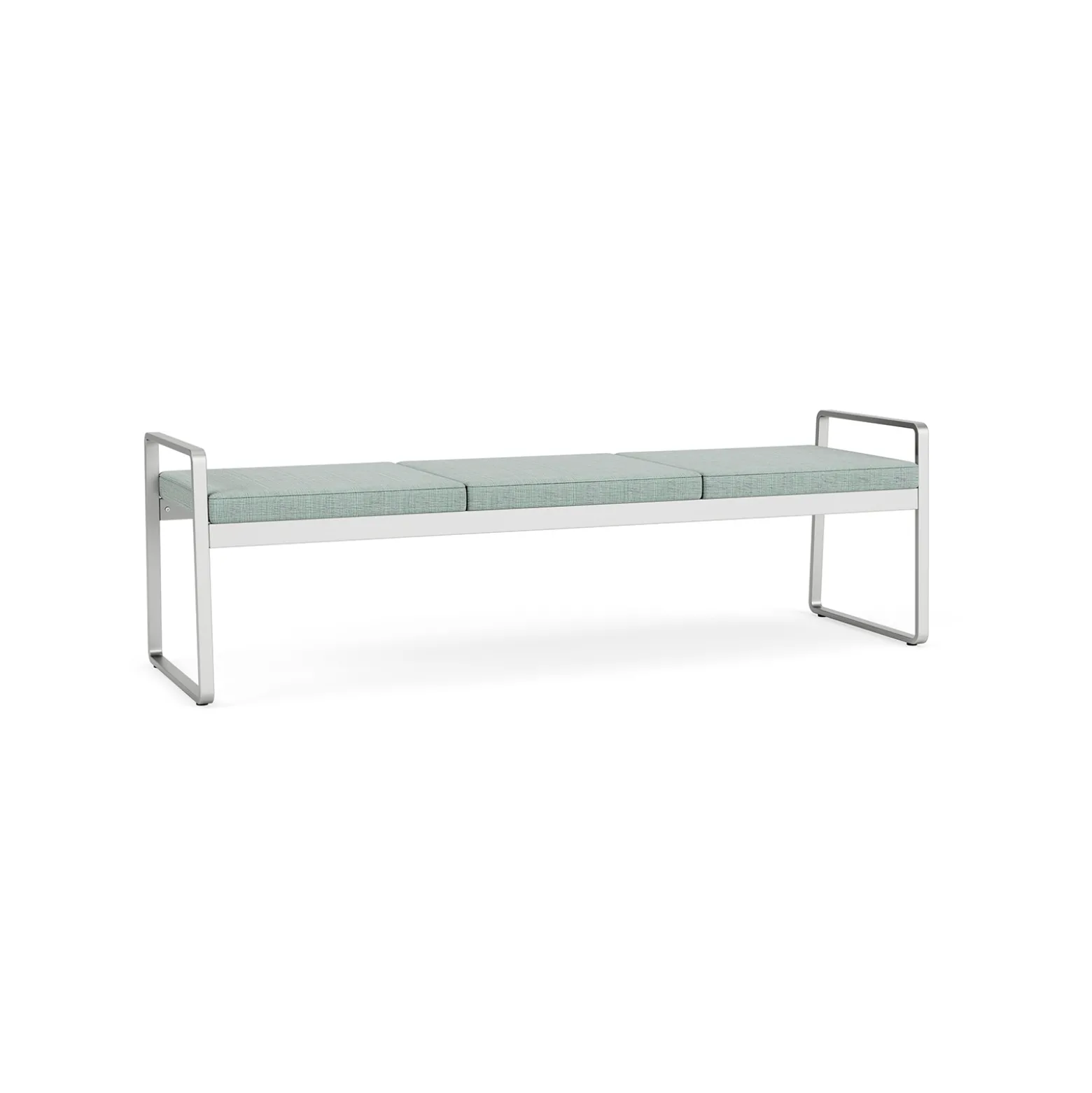 Foundry Three Seat Bench In Premium Upholstery