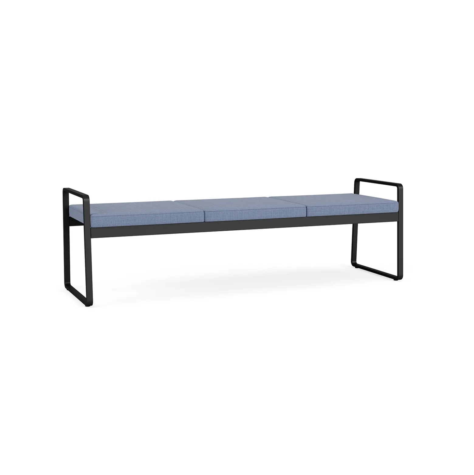 Foundry Three Seat Bench In Premium Upholstery