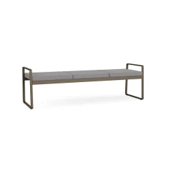 Foundry Three Seat Bench In Premium Upholstery