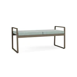 Foundry Two Seat Bench in Premium Upholstery