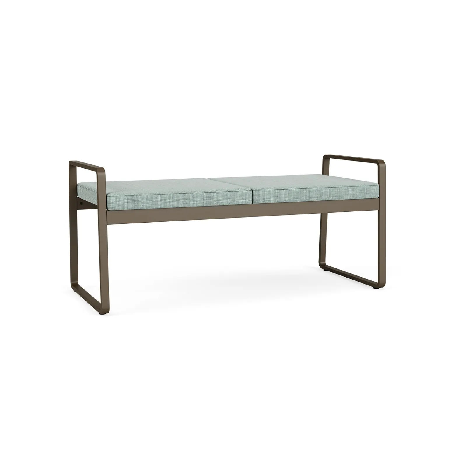Foundry Two Seat Bench in Premium Upholstery