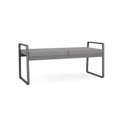 Foundry Two Seat Bench in Premium Upholstery