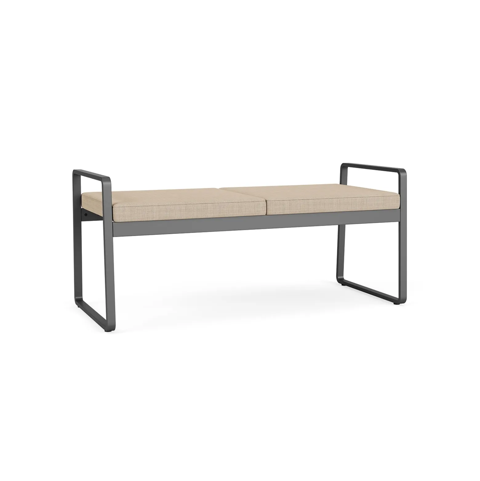 Foundry Two Seat Bench in Premium Upholstery
