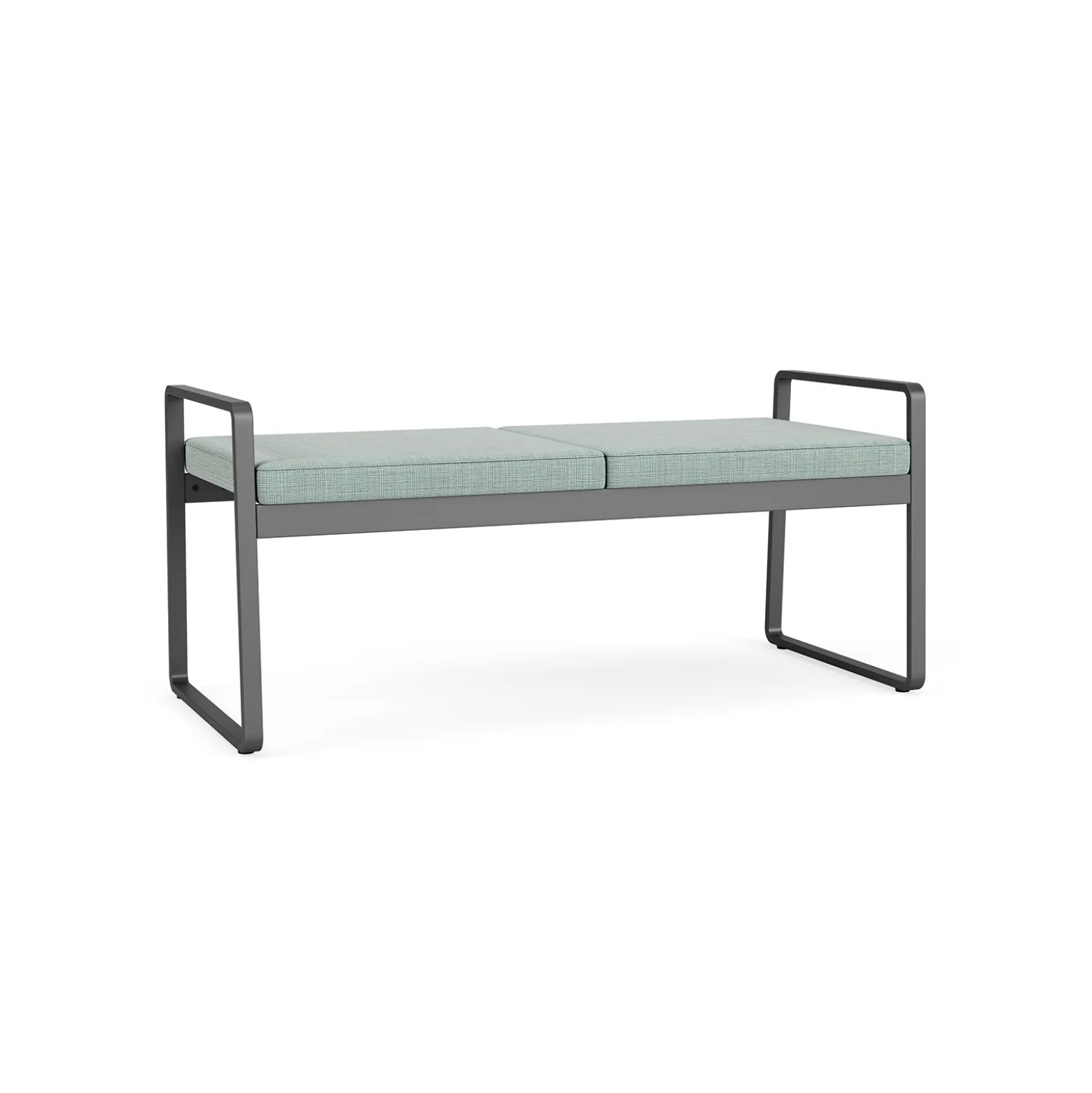 Foundry Two Seat Bench in Premium Upholstery