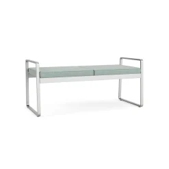 Foundry Two Seat Bench in Premium Upholstery