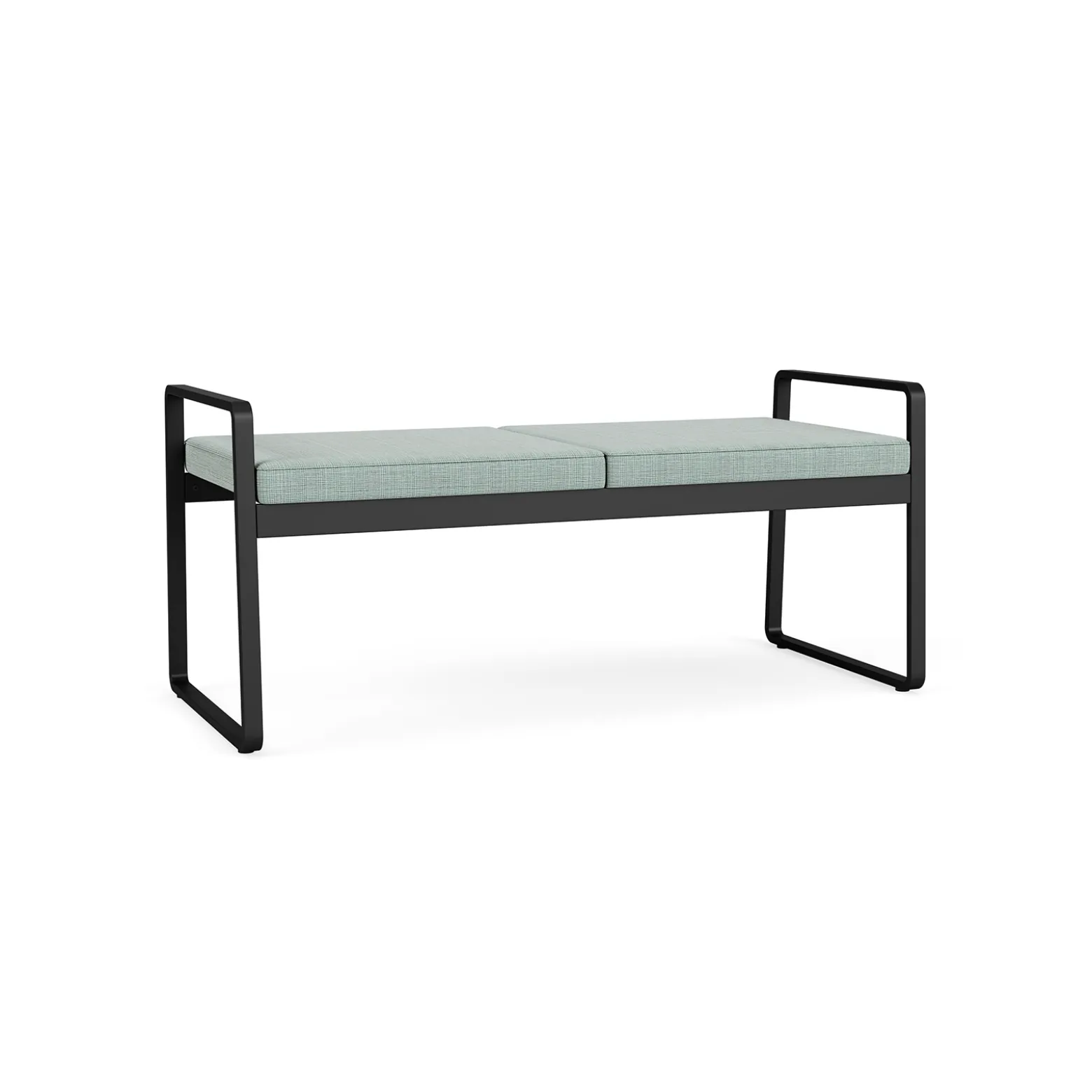 Foundry Two Seat Bench in Premium Upholstery