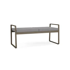 Foundry Two Seat Bench in Premium Upholstery