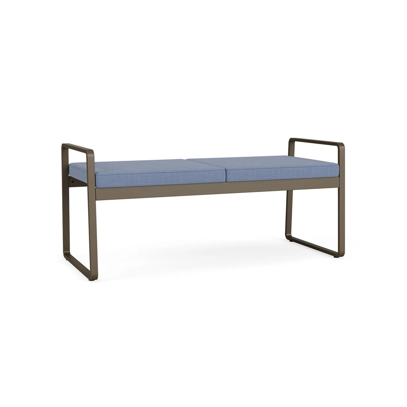 Foundry Two Seat Bench in Premium Upholstery