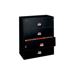 Four Drawer Fireproof Lateral File - 31" W