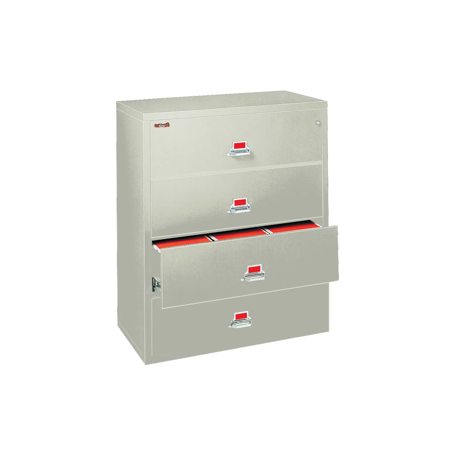 Four Drawer Fireproof Lateral File - 31" W