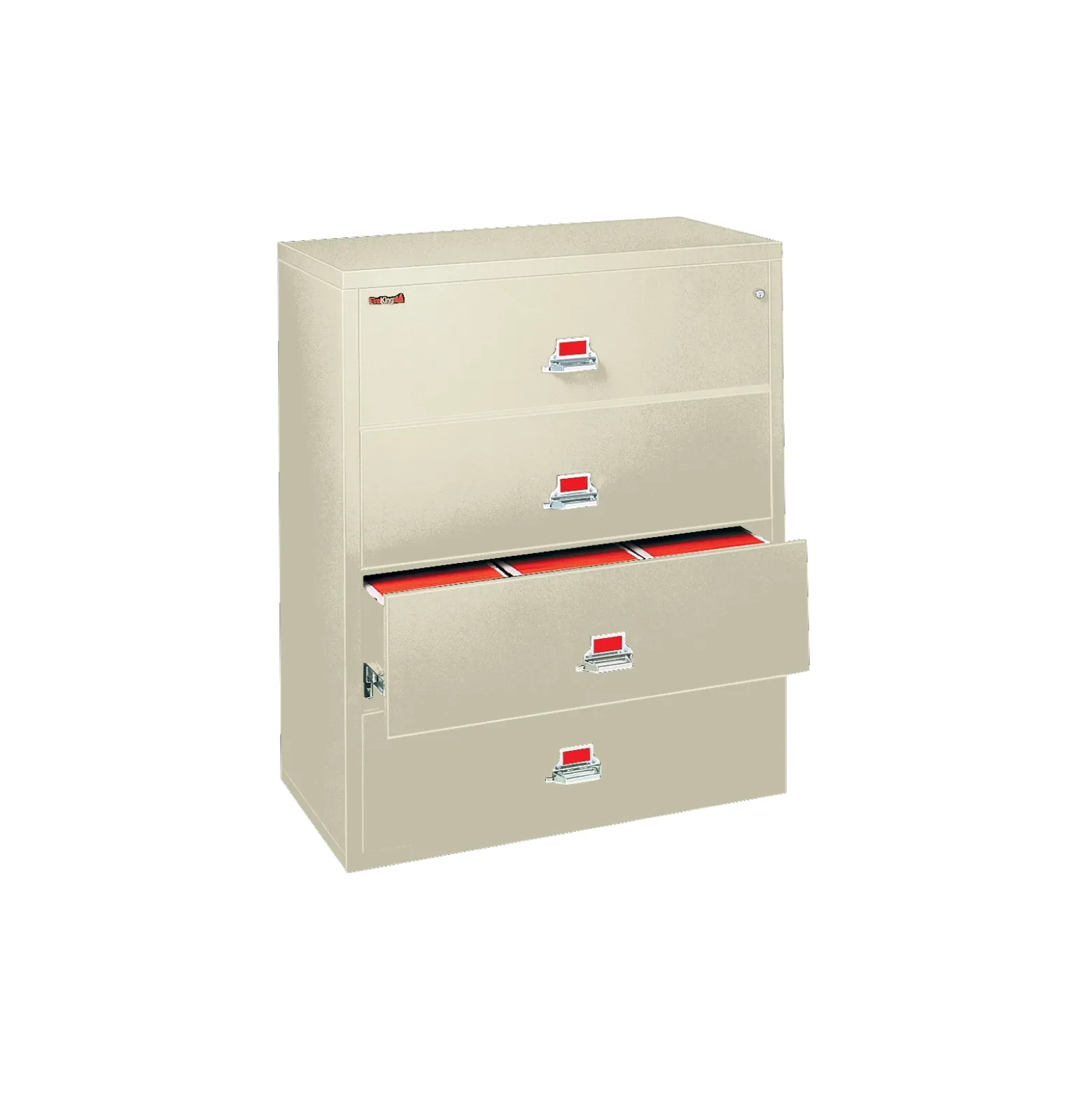 Four Drawer Fireproof Lateral File - 31" W