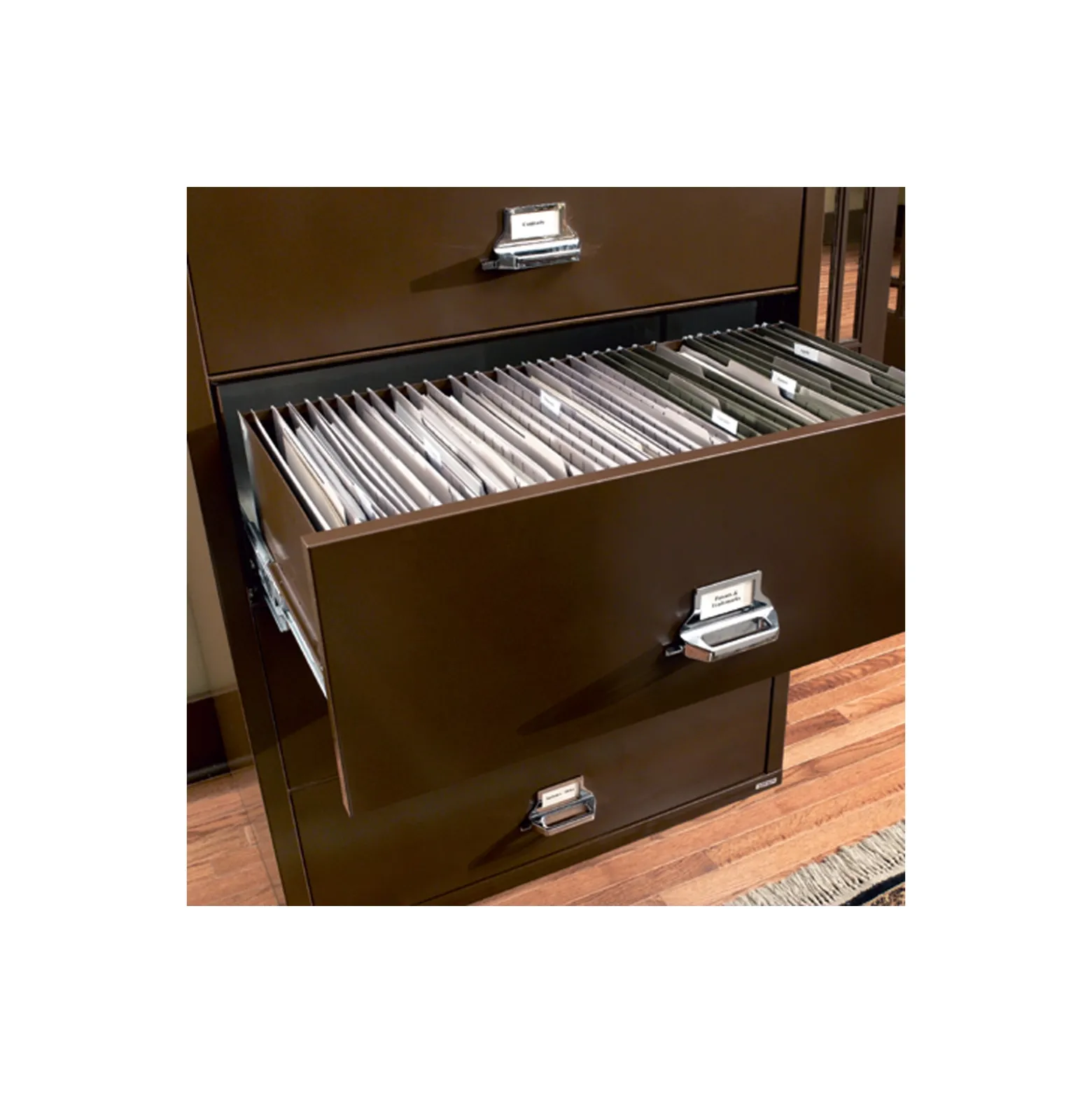 Four Drawer Fireproof Lateral File - 38"W
