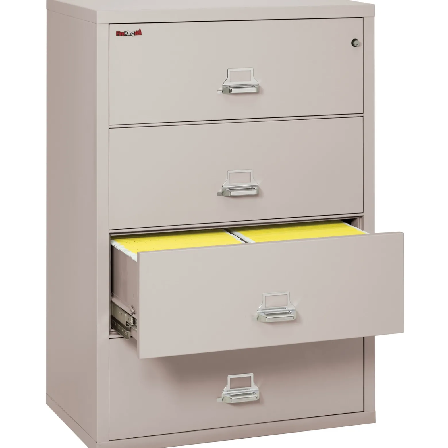 Four Drawer Fireproof Lateral File - 38"W