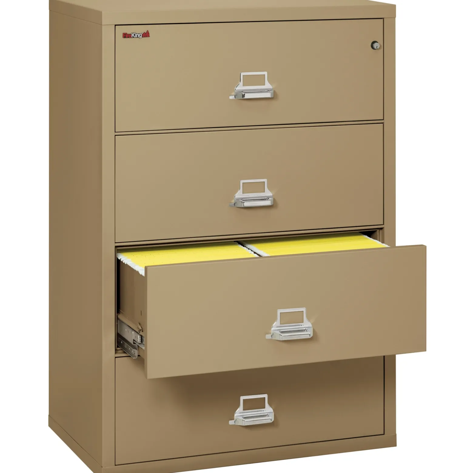 Four Drawer Fireproof Lateral File - 38"W