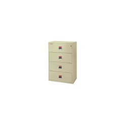Four Drawer Fireproof Lateral File - 38"W