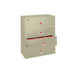 Four Drawer Fireproof Lateral File - 44"W