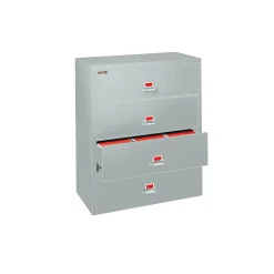 Four Drawer Fireproof Lateral File - 44